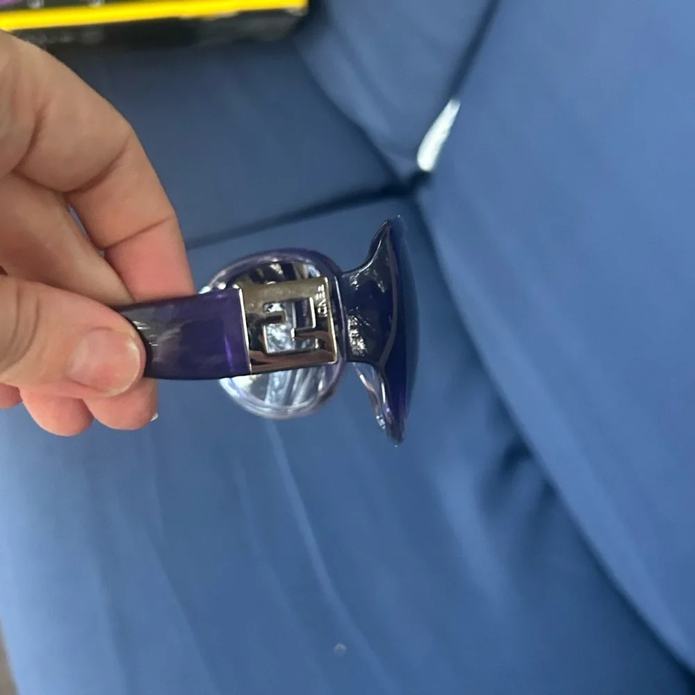 Vintage Fendi purple ombré women's sunglasses with Fendi logo